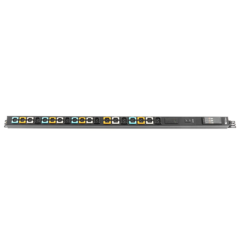 Disjuntor Vertical 19 Saídas C13 C19 3 SPD Rack Comutado Pdu