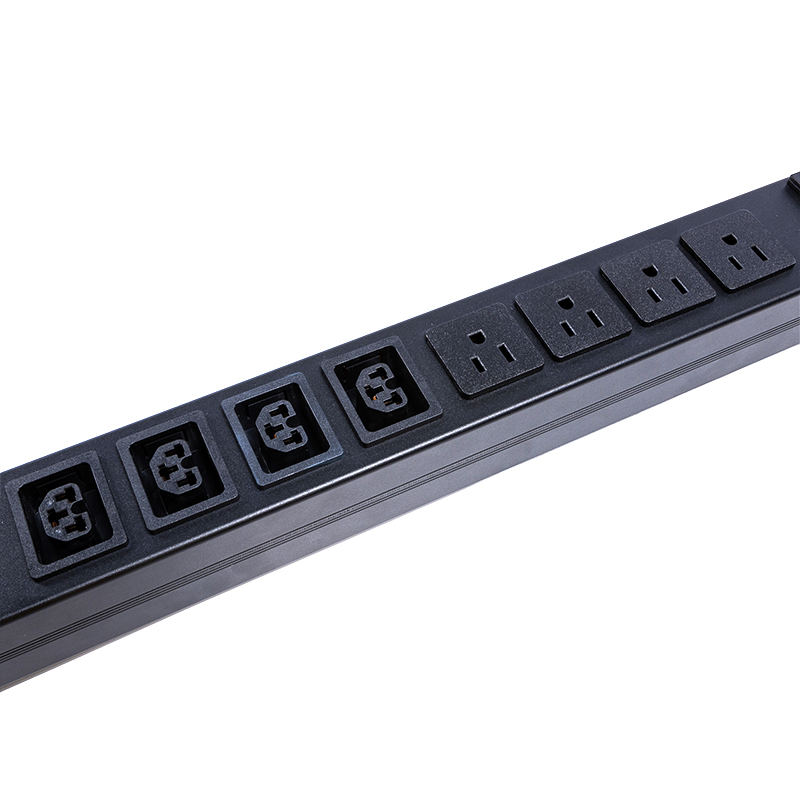 16 tomadas iec c13 c19 e soquetes eua 1.5u disjuntor magnético líquido vertical tcp/ip rack inteligente pdu