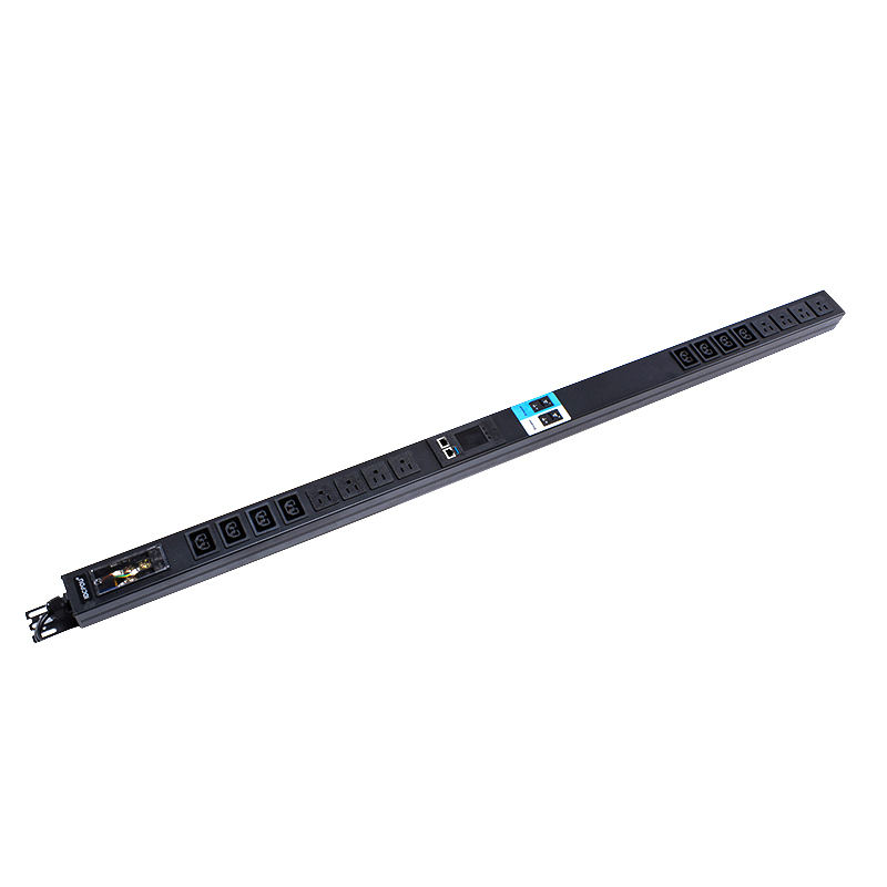 16 tomadas iec c13 c19 e soquetes eua 1.5u disjuntor magnético líquido vertical tcp/ip rack inteligente pdu