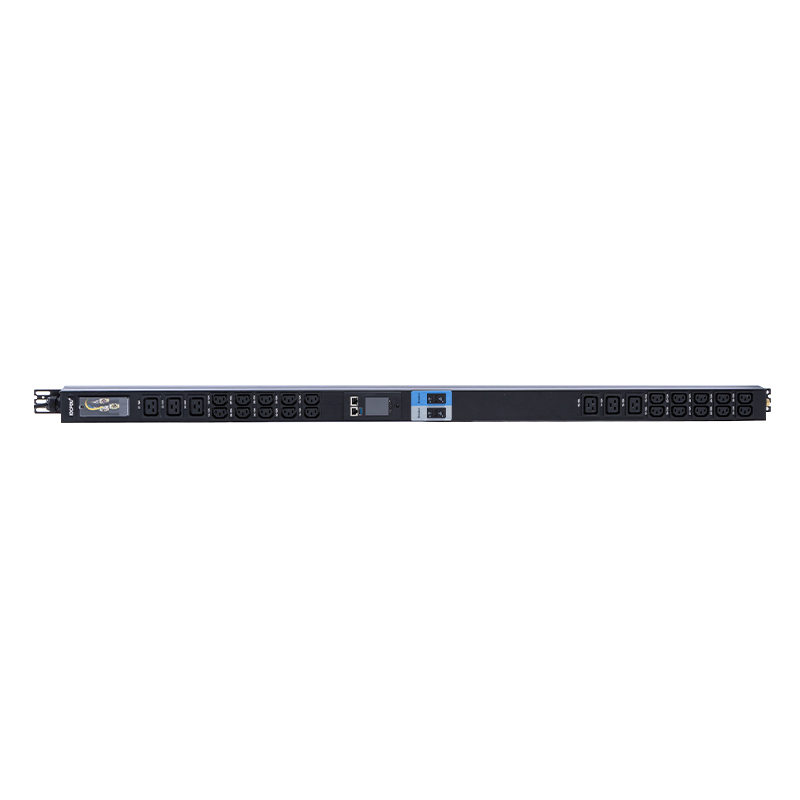 TCP/IP Rack Inteligente PDU 26 Tomadas IEC C13 /C19 1.5U Disjuntor Magnético Líquido Vertical