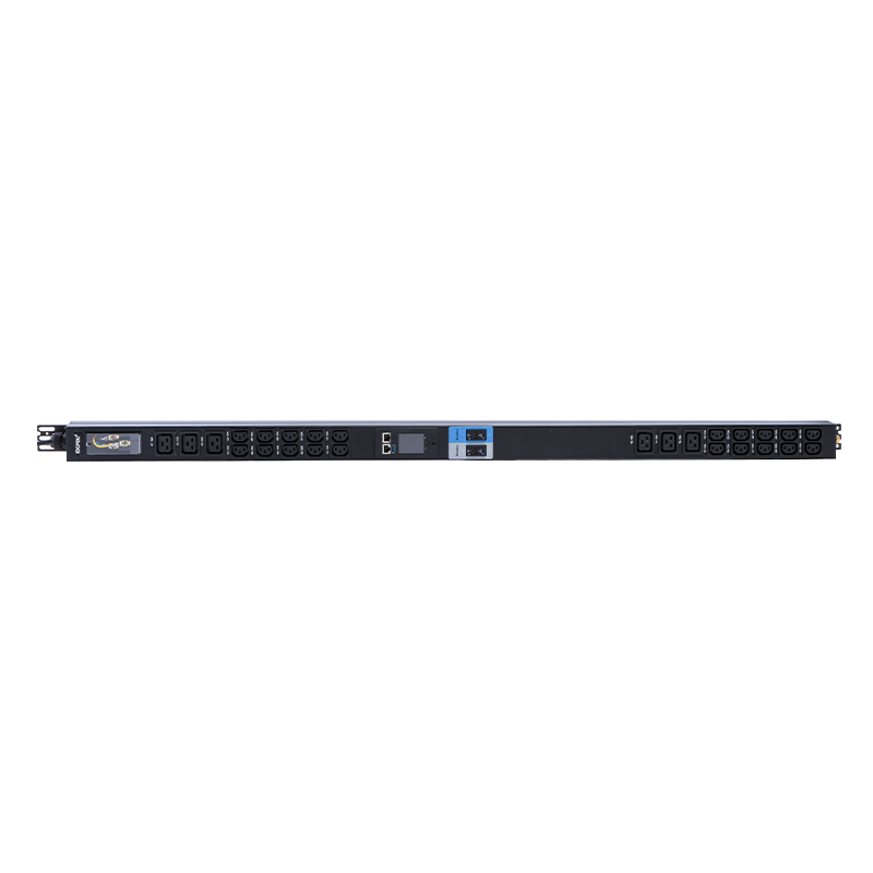 TCP/IP Rack Inteligente PDU 26 Tomadas IEC C13 /C19 1.5U Disjuntor Magnético Líquido Vertical