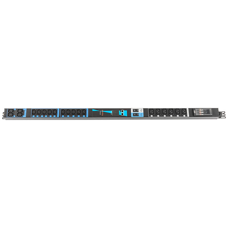 Sensor TCP/IP vertical C13 C19 de 20 saídas eco Smart Rack Pdu