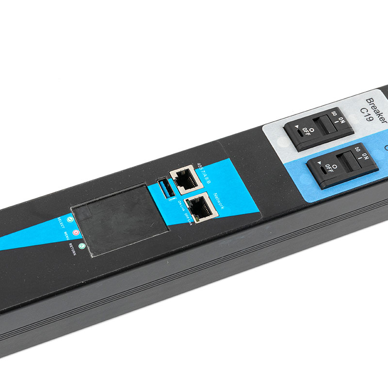 Sensor TCP/IP vertical C13 C19 de 20 saídas eco Smart Rack Pdu