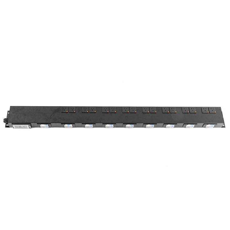 Pdu de rack comutado com disjuntor vertical de 16 saídas