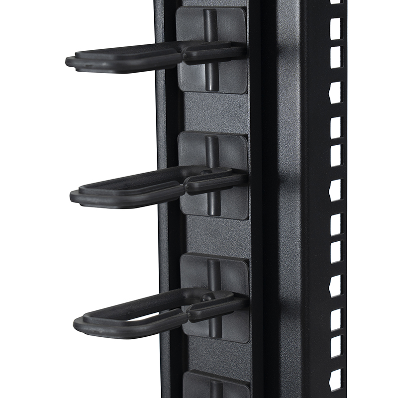 Rack aberto de 2 postes preto 18U-47U