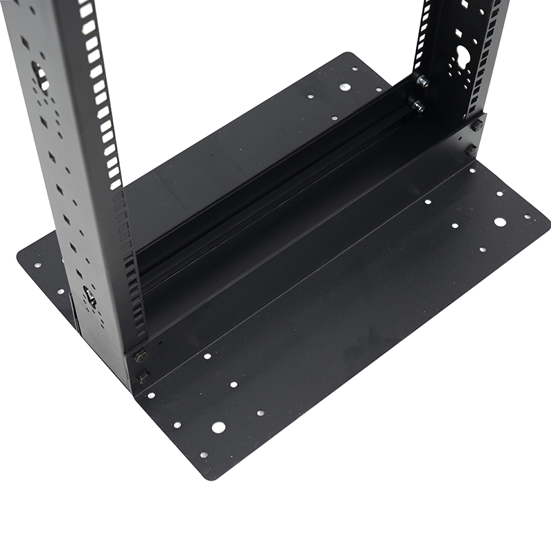 Rack aberto de 2 postes preto 18U-47U